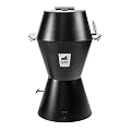 Grilla OG Alpha Connect Pellet Grill Smoker with Round Design and Sliding Lid, Heavy-Duty Stainless Steel Construction, 488 Square Inches of Cooking Space for Smoking, Outdoor Grilling, Cooking