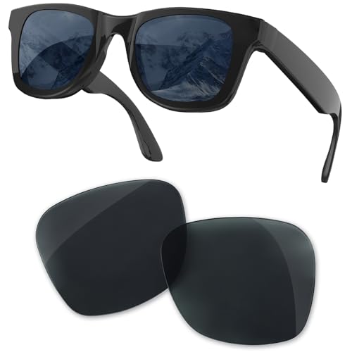 Image of Replacement Lenses for Ray-Ban Meta Smart Glasses Gen 2 /1 /Wayfarer RW4006 /4008 /RW4012, 53mm Large /50mm Regular, Anti-Scratch
