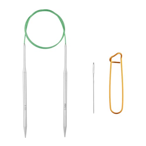 Circular Knitting Needles 40inch (100cm) Stainless...