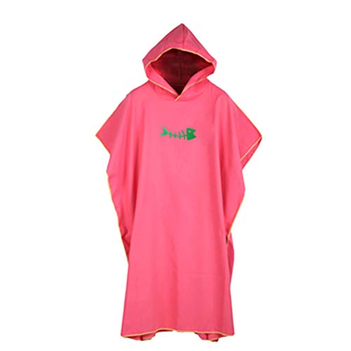 HAIMEN Poncho de Surf de Plage Combinaison Absorbante pour l'eau Changement d'eau de Surf Absorbe Peignoir à séchage rapide avec capuche, Taille unique Cover