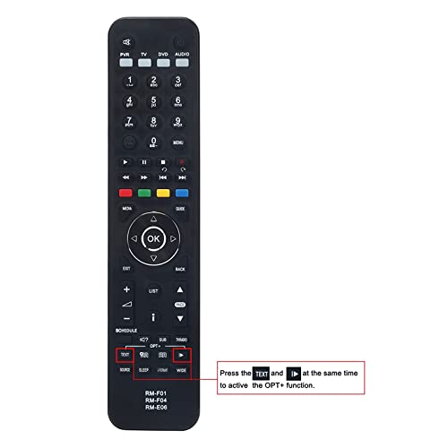 RM-F01 RM-F04 RM-E06 Replacement Remote Control -VINABTY-Fit for Humax Foxsat HDR Freesat Box HD-FOX-T2 IHDR-5200C IHRD-5050C HDR-FOX-T2-1TB HDR-1000GB HDR-1TB - Image 4
