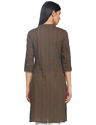 Image of Max Women Embroidered Straight Rayon Women Embroidered Straight A-Line Kurta