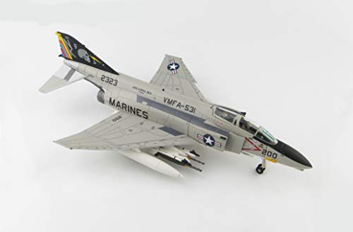 Maquette F-4N Phantom 1/72 HM 152323 USS Coral Sea réplique avion métal