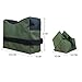 CAJOAUIS 900D Oxford Outdoor Shooting Rest Bags Front & Rear Shooting Bags SandBag Stand Holders for Shooting Hunting Target- Unfilled-Green