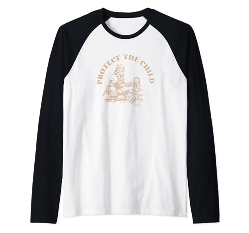 T-shirt raglan Star Wars The Mandalorian pour adulte style baseball bicolore