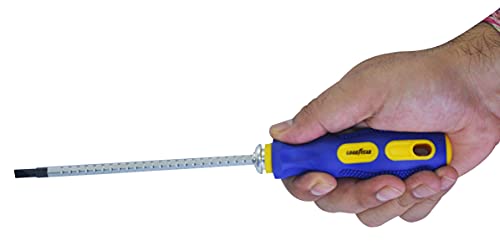 Image of GOODYEAR Screwdriver, Combination, 2in1 Adjustable (180mm), 1Pc Combination, Universal Tools For Work, Professional Use, Long Lasting & Rust Free