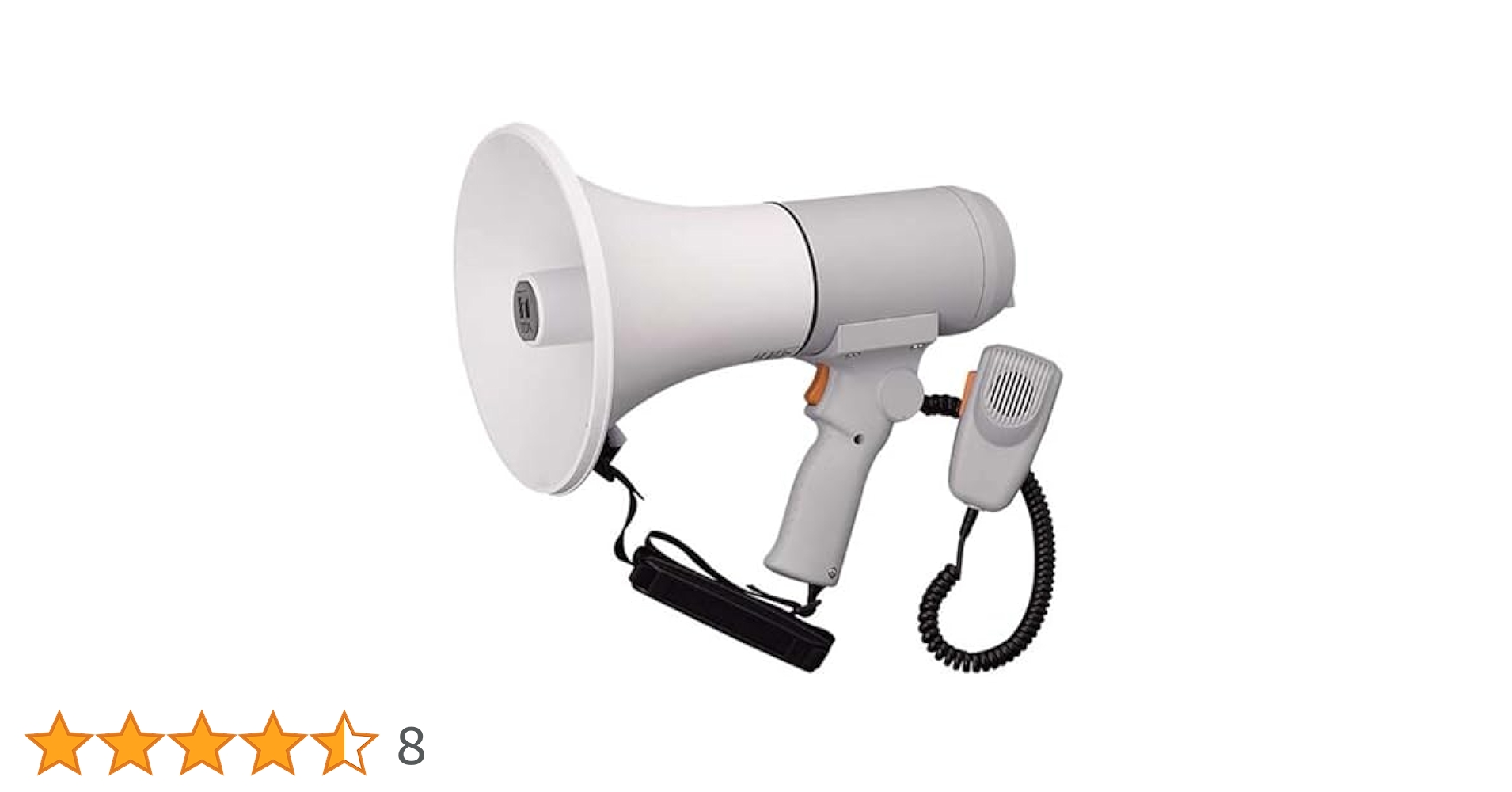 【美品】TOA ER-2015W 拡声器 ホワイト ショルダーメガホン ショルダーメガホン 30Wホイッスル音付 (ER-2130W) | TOA株式会社