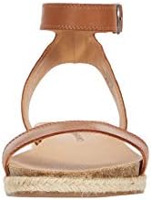 Lucky Brand Women's GARSTON Flat Sandal, Latte, 9.5 | Image 1