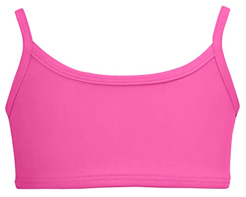 Image of City Threads Girls Bikini Top Only UPF 50+, Bathing Suit Top for Girls, Made in the USA