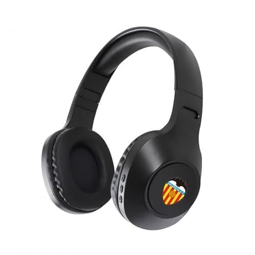 Genérico Auriculares Valencia CF – Modelos Gaming e Inalámbricos Bluetooth | Sonido Envolvente, Micrófono, LED y Diseño Oficial del Club (Bluetooth)
