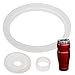 2 Sets of Thermos Stainless King (TM) -Compatible 16 Ounce Travel Tumbler/Mug Gaskets/Seals by Impresa Products - BPA-/Phthalate-/Latex-Free - 2 Full Replacements Per Kit