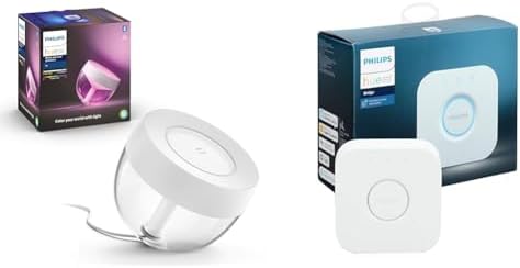 Philips Hue Iris White and Colour Ambiance Table Lamp Smart Lighting ...