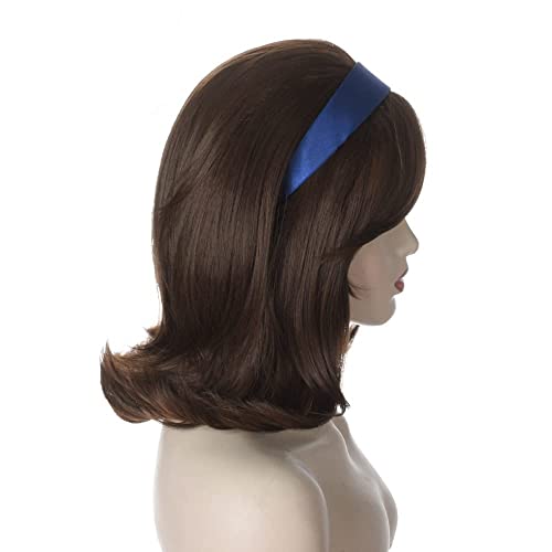 Retro Wigs For Women, Brown, 57.15 cm - Image 2