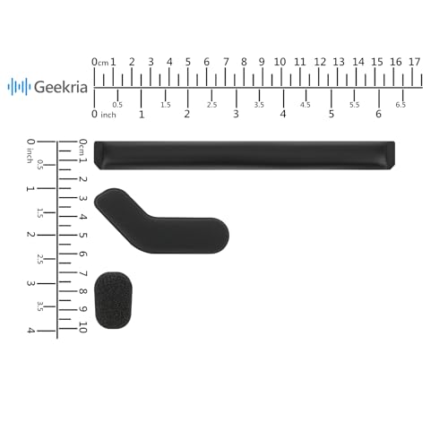 Geekria Replacement Headband Cover + Side Cushions + Mic Cover Set Compatible con Bose Proflight Series 1/2 Gaming Audífonos, Pieza de Reparación (Negro) miniatura 6