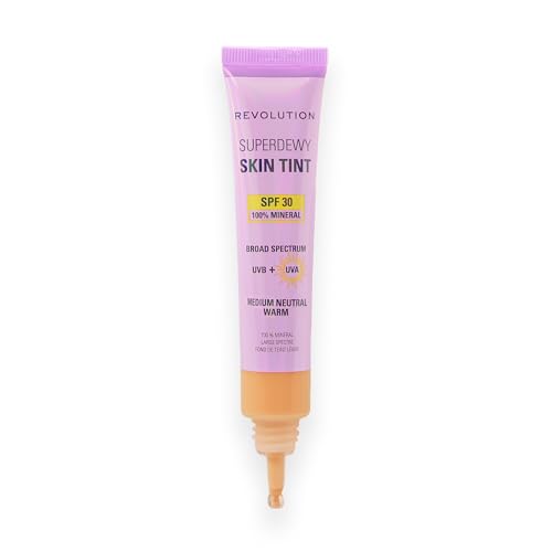 Image of Revolution Superdewy SPF 30 Skin Tint, Medium Neutral Warm