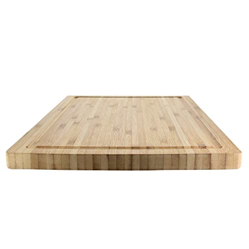 Tabla de cortar de bambú con ranura para jugos miniatura 4