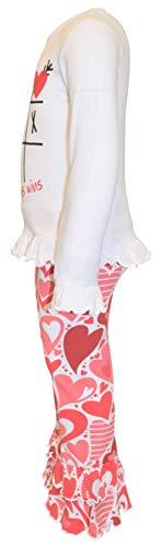 Image of Unique Baby Long Sleeve with Ruffle Leggings for Girls Kids Toddler Clothing Set Outfit