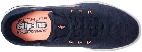 Skechers Women's Go Walk 5 Relaxed Fit Slip-in Golf Shoe Sneaker, Navy/Pink, 8.5 | Image 1