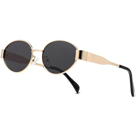 Musivon Retro Oval Polarized Sunglasses Cover