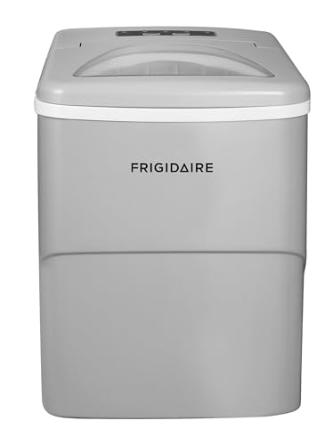 Frigidaire EFIC102 Counter Top Ice Maker, Silver, 26lb per day