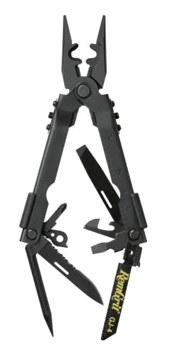 Gerber Gear Gear Multi-Plier 600 - 14-in-1 Bladeless Multipurpose Tool with Screwdriver, Needlenose Pliers, Can Opener, Wire Cutter & More - With Blasting Cap Crimper - Survival Tools