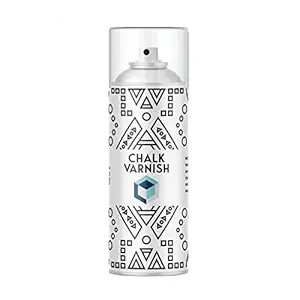 Cosmos Lac Chalk Effect Varnish Extreme Matte Spray Paint for DIY or Professional Use on Most Surfaces - Clear