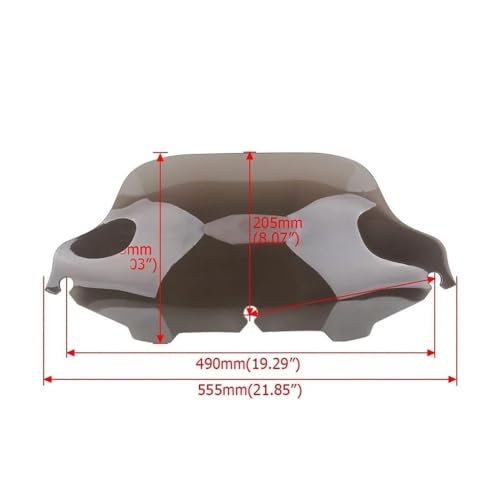 Bulle Carénage Moto Electra Glide Déflecteur Supérieur Haute Qualité - 6