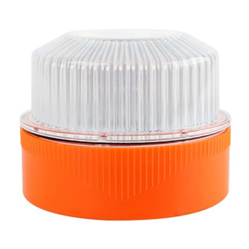 Luz Estroboscópica Ámbar – 2.95 Inches Base Magnética | Luz De Advertencia LED Modo Doble Impermeable Iluminación 360 Grados – Batería Emergencia Seguridad Coche Remolque Obra Remolque Autocaravana