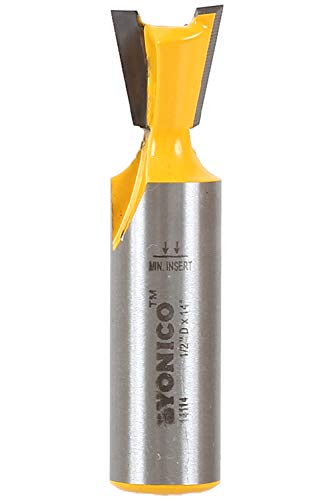 YONICO Router Bits Dovetail 14 Degree X 1/2-Inch 1/2-Inch Shank 14114