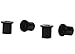 Nolathane REV164.0008 Black Spring Bushing (Spring Eye Rear Rear)