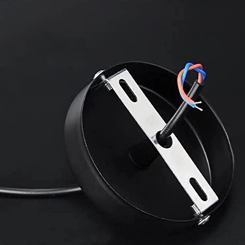 Lampe suspendue noire créative pour éclairer une table de chevet de chambre - 3