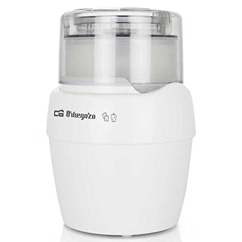 Orbegozo MC 4550 - Picadora eléctrica de alimentos, libre de BPA, 0,6 litros de capacidad, accionamiento mediante presión, 800 W de potencia