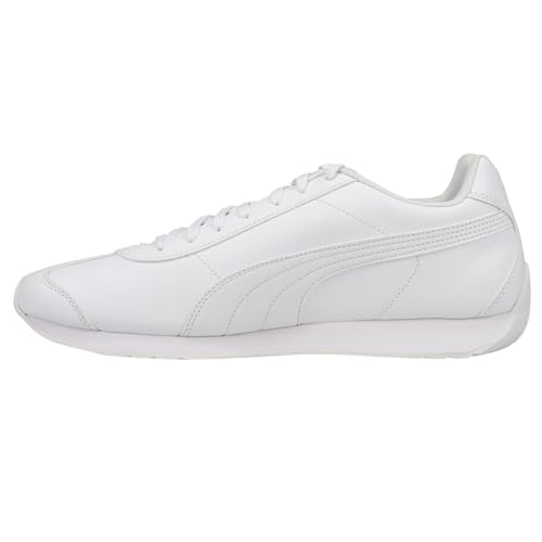 PUMA Mens Turin 3 Lace Up Sneakers Shoes Casual - White3