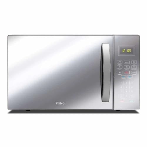 Microondas Philco 34L Espelhado Branco PMO34EB 220V