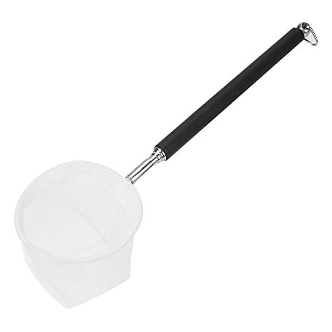 Fangnetz Shrimp Net Fischnetz für Aquarium Aquarium Kescher Net Tragbares Fangnetz Einstellbares Mini Fischernetz Cover