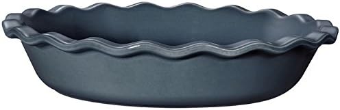 Emile Henry - 976131 Emile Henry 9 inch Pie Dish, Blue Flame, 9"