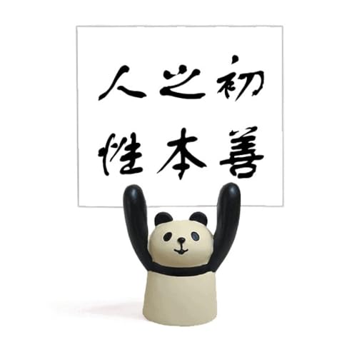 Porte-mémo panda résout le désordre de vos papiers avec élégance Art Déco
