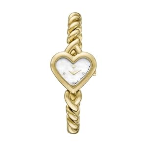 kate spade new york Monroe Twist Gold-Tone Stainless Steel Bracelet Watch KSW1861