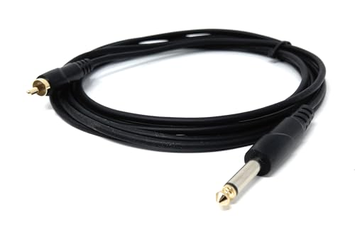 Cable de audio de 6.35 mm a RCA DRUT con transmisión de señal sin interferencias 4