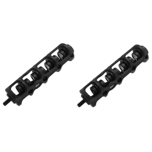 BRIGHTFUFU 2pcs Bows Stabilizer Damper System Lightweight Hollow Design for Easy Carrying Material Accessory for Archery Enthusiasts Family and Friends
