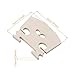 Bstinay 15Pcs Fine Grade Maple 4/4 Full Size Violin Bridge Parts Original wood color 50x40x6mm