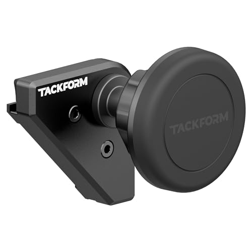 Tackform Link Vent Mount Magnetic Phone Holder - Compatible with 21-25 Ford F150 & Raptor 23-25 Ford Super Duty | Aluminum Base | Short Reach | NOT Compatible with MagSafe