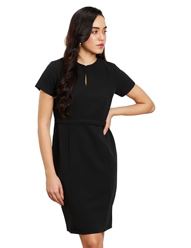 Image of Symbol Premium Women's Sheath Dress (Knee Length | Desk-to-Dinner) (Available in Plus Sizes)