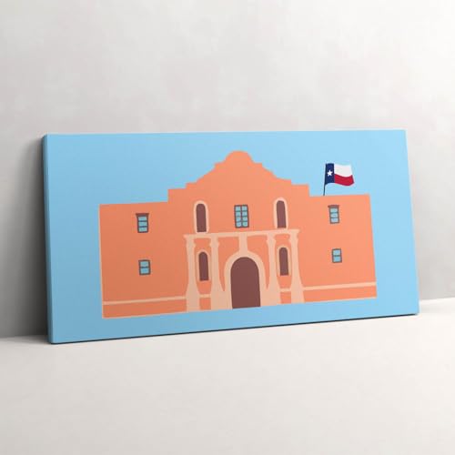 Image sur Toile 100x50cm Alamo Texas Décoration Murale Peinte Salon Cosy
