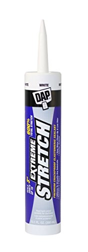 DAP 18715 6 Pack 10.1 oz. Extreme Stretch Premium Crackproof Elastomeric Sealant, White