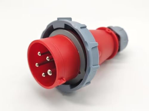 Conector industrial 5 pines 16A 380V 415V IP67 toma trifásica 3P+E+N 7
