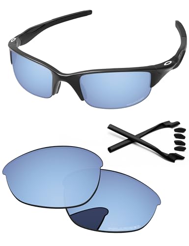 Image of Replacement Lenses & Rubber Kits for Oakley Half Jacket 2.0 OO9144 62mm - Precision Fit, UV Block, Impact Resistant