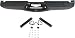 Step Bumper Assembly Compatible with 1999-2007 Ford F250 Super Duty/F350 Super Duty Powdercoated Black Fleetside Regular Cab/SuperCab with Brackets