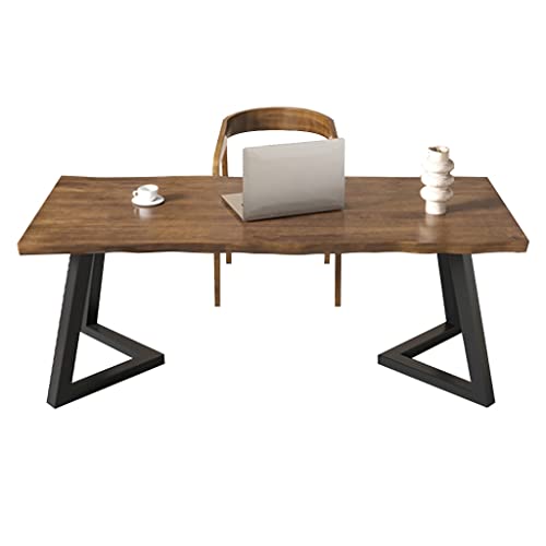 Juego De Mesa Y Silla Para Ordenador, Escritorio Minimalista – Tablero De Mesa De Madera De Pino De 5 Cm De Espesor, Escritorio De Estudio Del Estudiante (Size : 160x80x75cm)