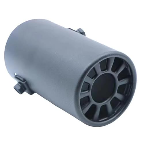 Tuyau d'échappement de voiture 60mm en acier inoxydable chromé pour embout de silencieux réglable